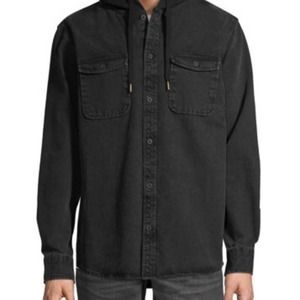 🔥2/$25🔥MENS NO BOUNDARIES HOODED SHIRT JACKET🔥